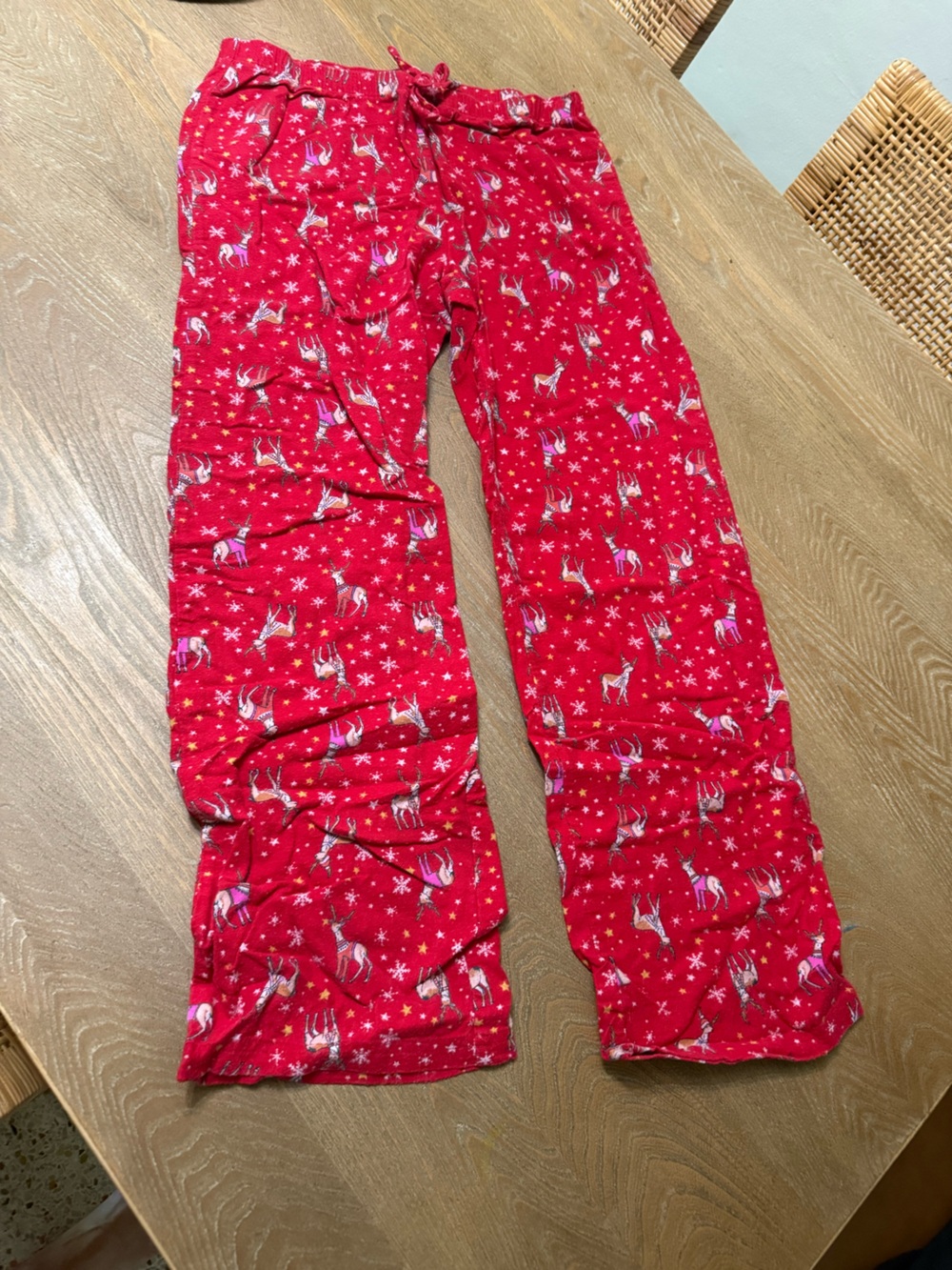 GAP Red Unicorn Print Kids Pajama Bottoms